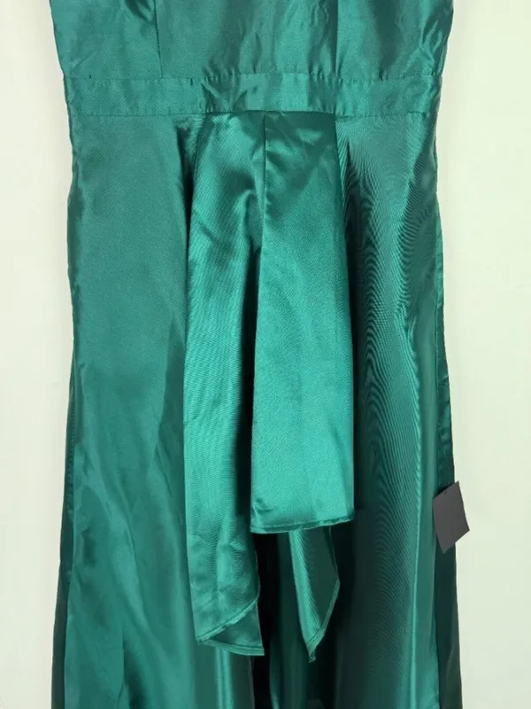 NWT Lulus Broadway Show Emerald Green High-Low Gown Dress Size Small S NEW - Image 4