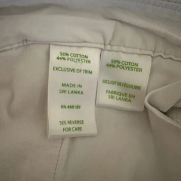 Lilly Pulitzer‎ White Textured Shorts Women's Size 2 Button Fly Casual Summer - Image 5