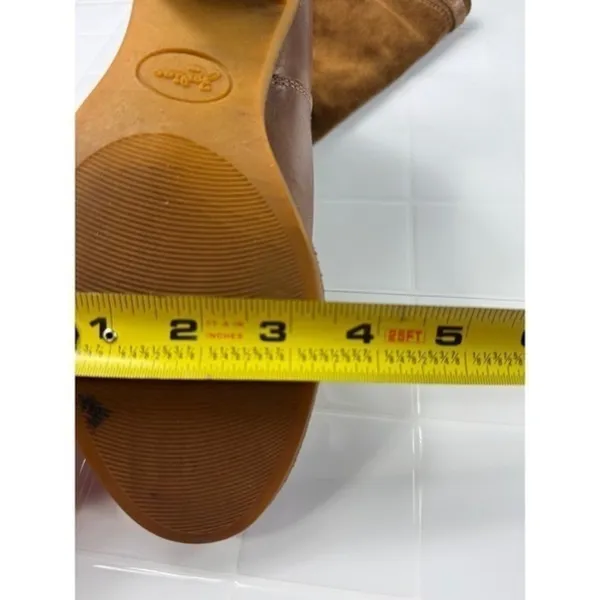 Zodiac‎ USA Women's Brown Suede Leather Tall Boots Size 8 M - Image 11