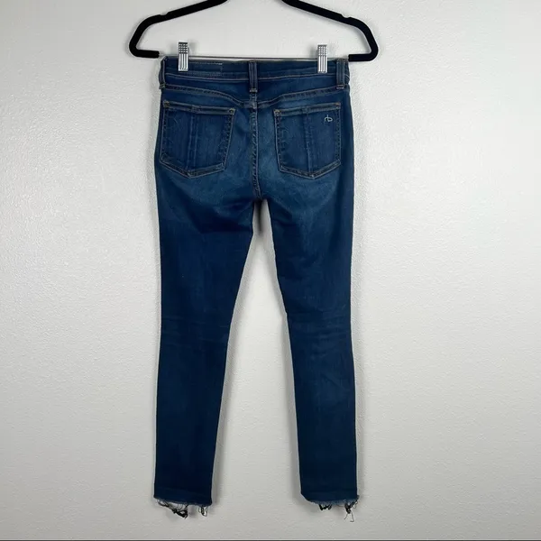 Rag & Bone Distressed Skinny Jeans‎ Sz 25 - Image 5