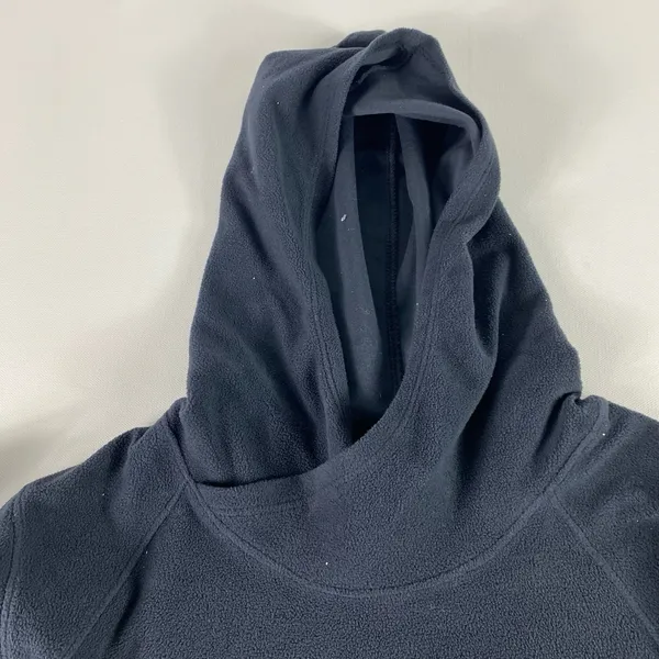 Columbia Hoodie Sweatshirt Womens Medium Black Pullover Fleece Lightweight - Image 2