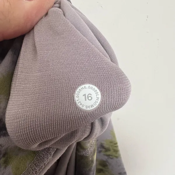 LULULEMON- Align High Rise Pant 28” Radial Tie Dye Mauve Grey Size 16 - Image 7