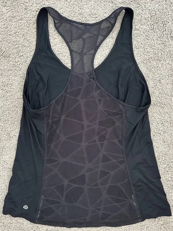 LULULEMON Goal Crusher Tank in Black Sz. Small - Image 7