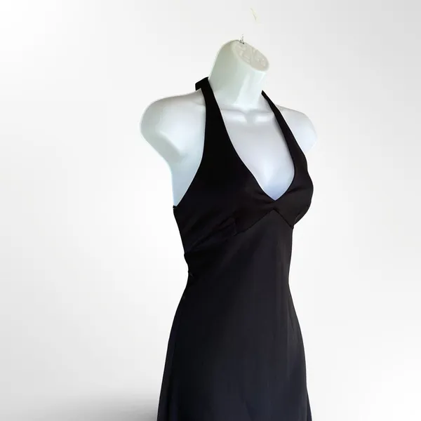 BCBG MAXAZRIA Long Halter Dress - Image 3