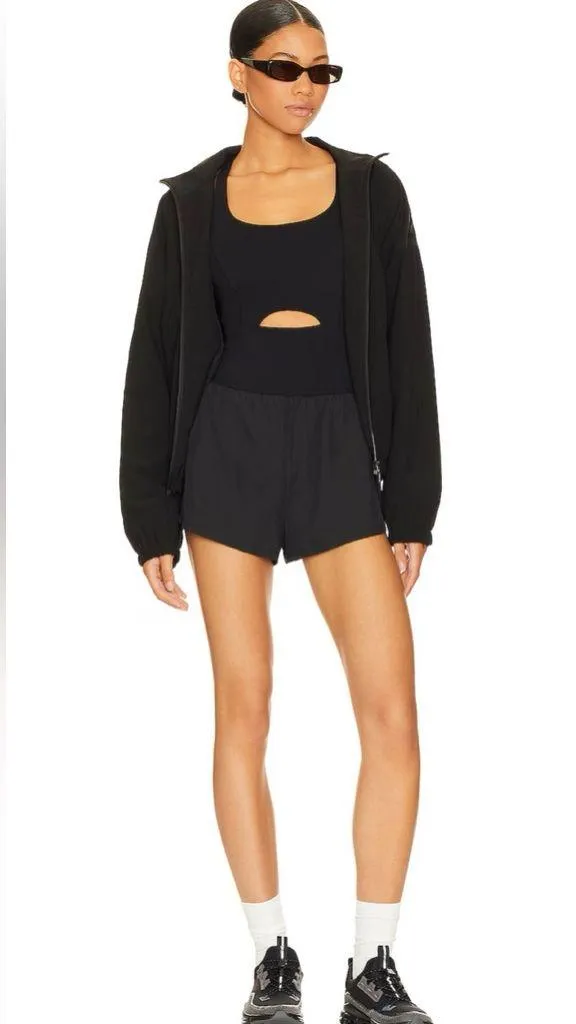 Free People Movement NWOT Righteous Runsie Romper Black Size L - Image 5