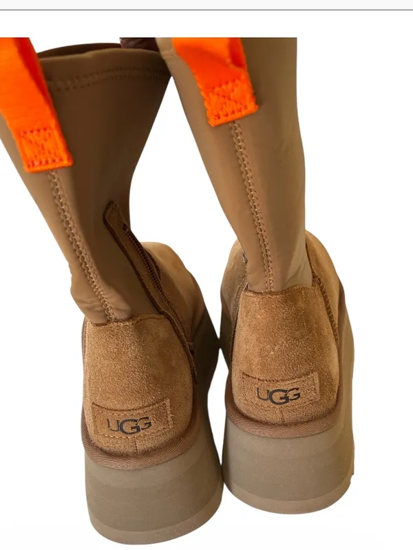 UGG Classic Dipper Platform Boot - Women's, Chestnut, size 8, NWT no box - Image 7