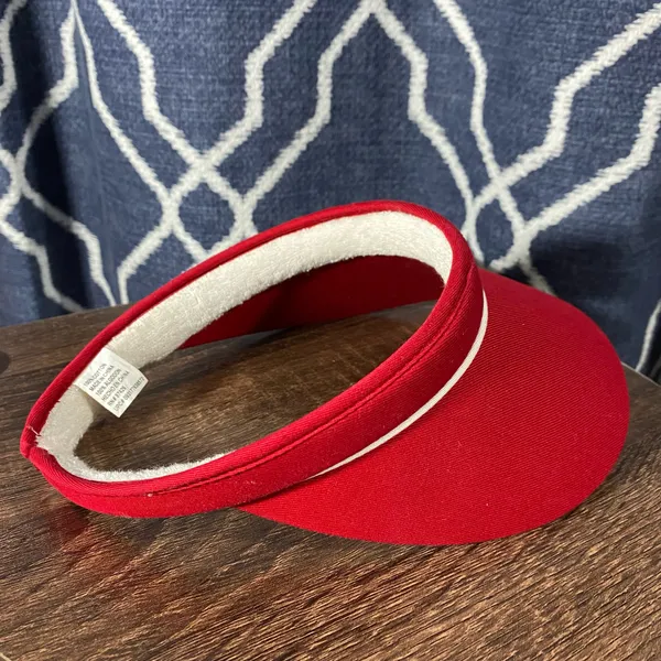 Red Visor Hat - Image 4