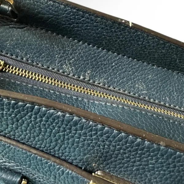 Michael Kors Traveler Satchel in Navy Pebbled Leather - Image 4