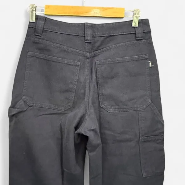 Aritzia TNA Navy Blue Utility Pants 100% Cotton Size 2 - Image 6