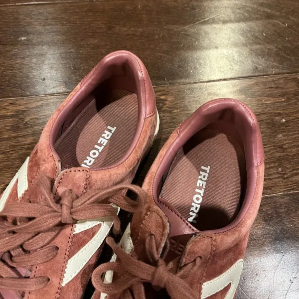 Tretorn Camden 3 burgundy suede sneakers - Image 3