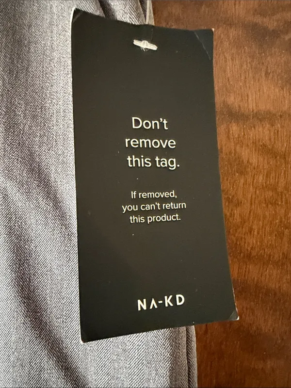 NA-KD Heavy Low Waist Suit Pants. Size 40 - Image 5