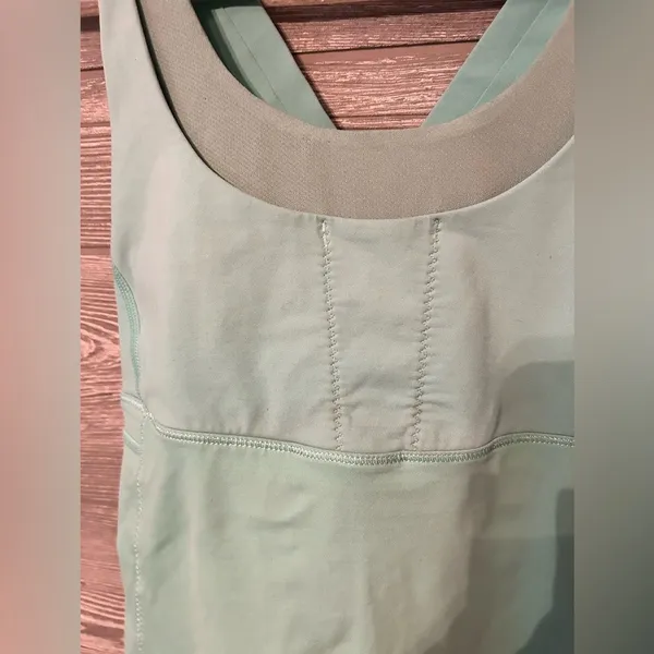 Lululemon cross straps tank top, Sz‎ 6, Mint green - Image 2