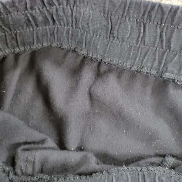 Splendid Sweatpants 2XL Black Hi Rise Drawstring‎ Tapered Leg Jogger Activewear - Image 10