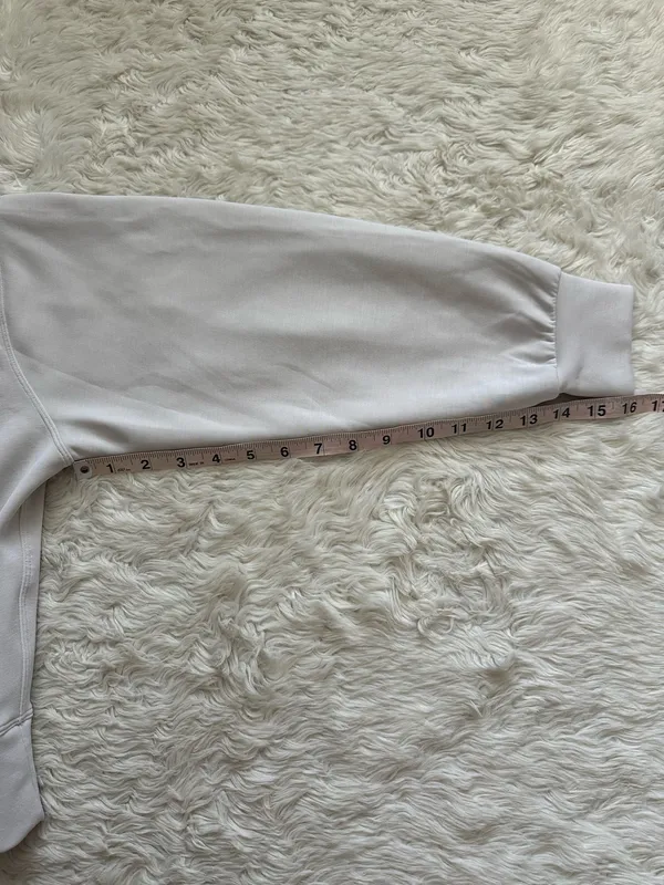 Lululemon Sweatshirt Softstreme Perfectly Oversized Cropped Crew Pullover Sz 8 - Image 11