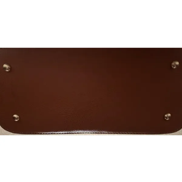 Women’s Light Brown Tote and Smaller Handbag Set‎ Animal Print - Image 5