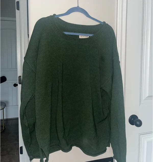 Free People We The Free Ella Roll-Neck Cotton Knit Sweater - Image 2