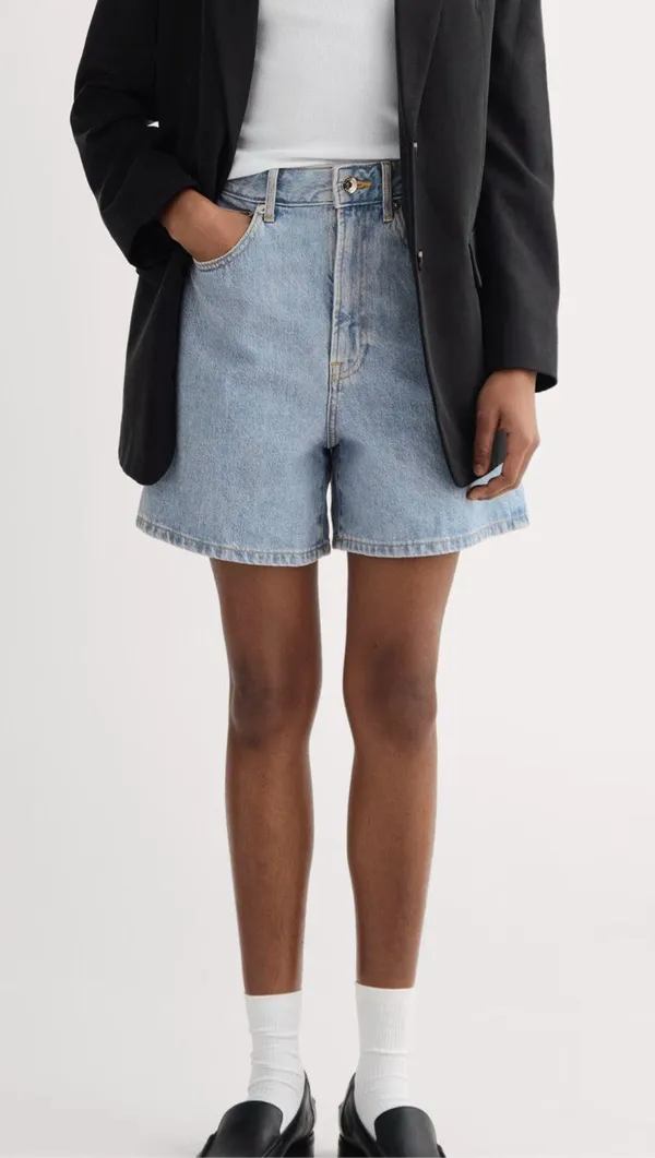 Everlane A-Line Denim Shorts - Image 5