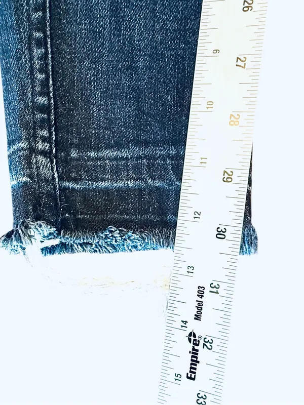 AYR The Riser Jeans 25x30 Medium Wash High Rise Skinny Denim - Image 12