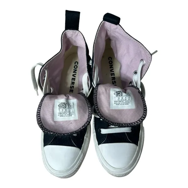 Converse CTAS Lift Hi Size 5 Women Black Pixel Purple Shoes High Platform - Image 8
