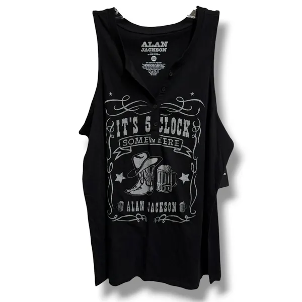 NWT Torrid Alan Jackson It's 5 O'Clock Somewhere Tank Top 00 Country Western 10 - Image 5