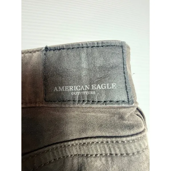 American Eagle Super Stretch X Jegging Pants Women's Size 8‎ Short Gray - Image 7