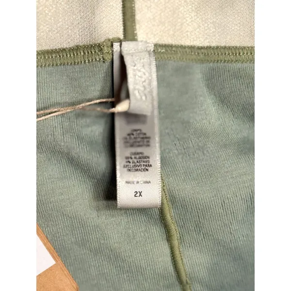 SKIMS Logo Pointelle Leggings Mineral Size 2X NWT Loungewear Coquette Plus Size - Image 4