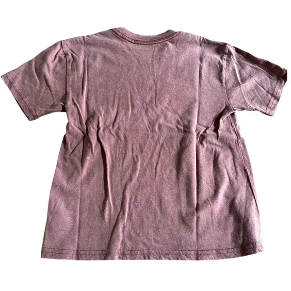 John Deere Graphic T-Shirt Womens XS Brown Mauve Farmcore Cotton Crew Neck Tee - Image 3