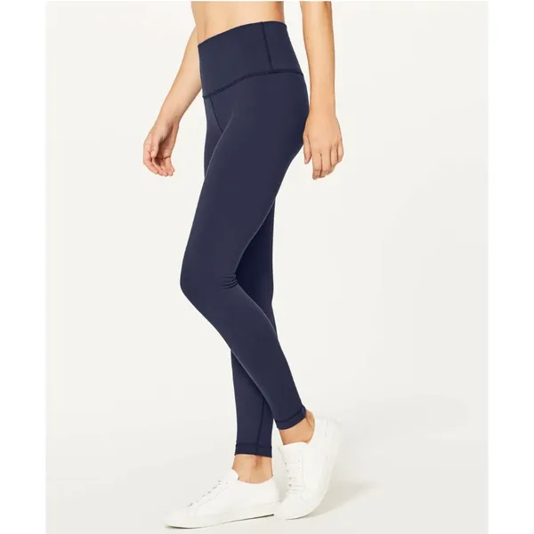 LULULEMON Wunder Under Hi-Rise Tight Full-On Luon Midnight Navy Blue Size 10 - Image 6
