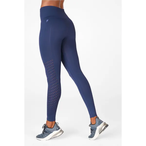 Fabletics Sync Seamless High-Waisted 7/8 Leggings in Navy Size XS New with Tags - Image 3