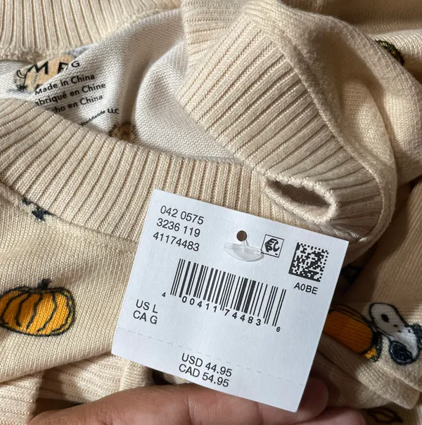 American Eagle Snoopy Long Sleeve - Image 5