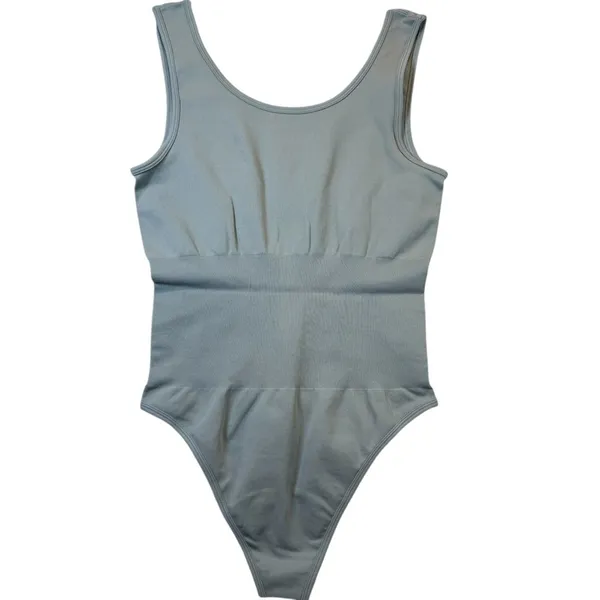 Shapewear Bodysuit Sleeveless Tank Top Gray Women’s size large NEW - Image 7