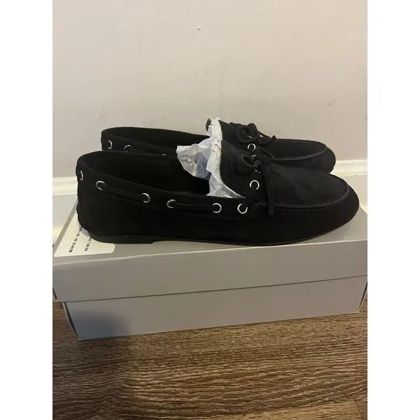 Everlane the Boat Shoe Dark Navy Suede - Image 4