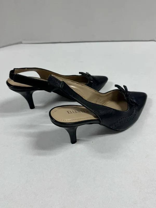 Ellen Tracy - Bindy- Dark Blue Classic Kitten-heel Pump - Size‎ 8. - Image 9