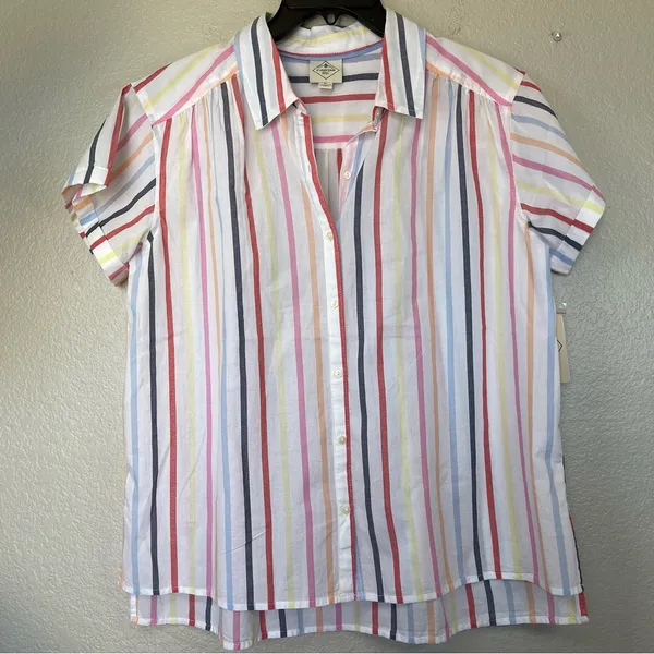 St.John’s bay button down shirt SZ LP - Image 3