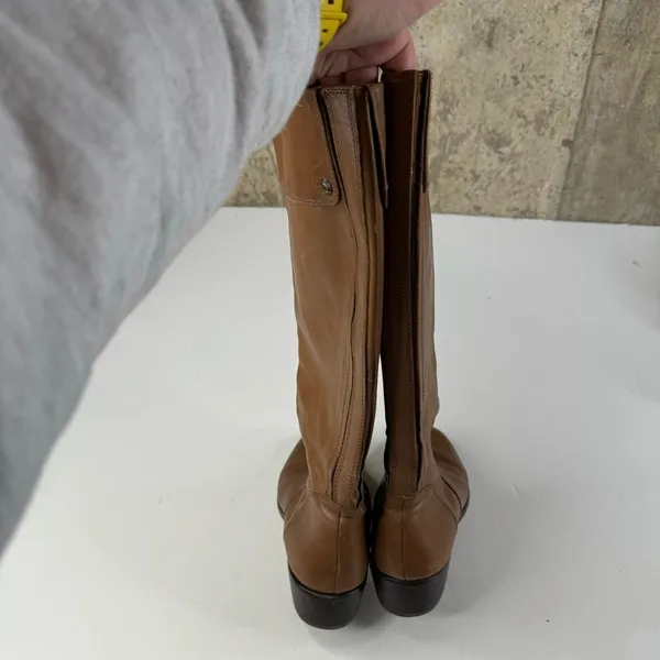 Corso Como Brown Leather Knee High Boots‎ Size 7.5 - Image 3