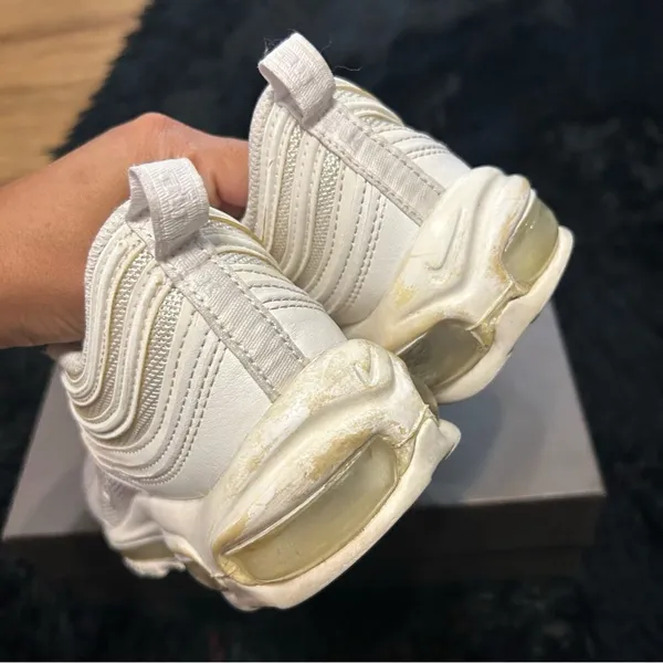 NIKE Air Max 97 white lace up shoes sneakers women’s 7.5 - Image 5