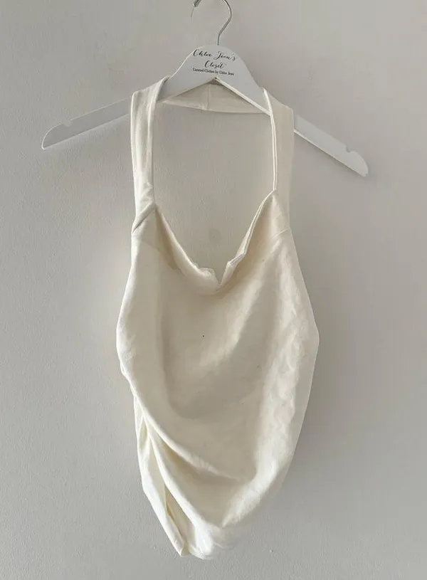 REFORMATION Arwen Ivory Knit Tank M - Image 3