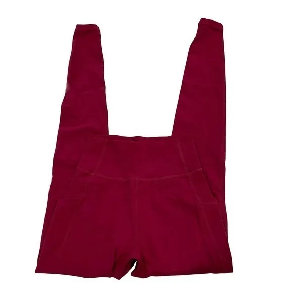 Alphalete Women’s Leggings‎ Size Small Red - Image 2