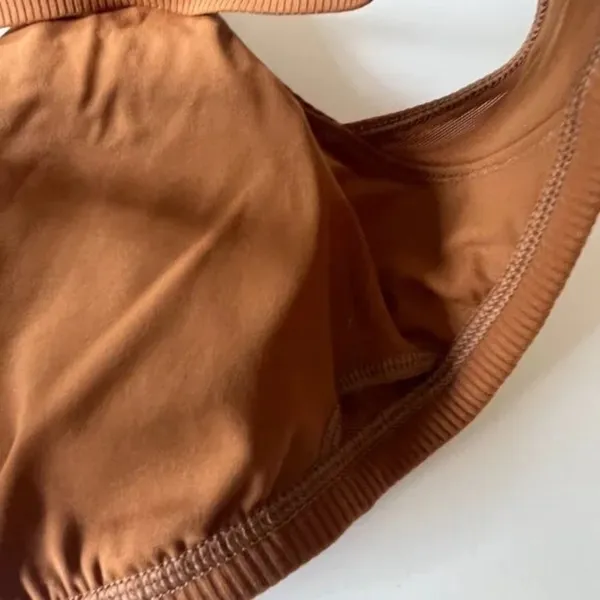 NWT Aerie Offline Goals Stretch Medium Support Ribbed Sports Bra Size Large L - Image 6
