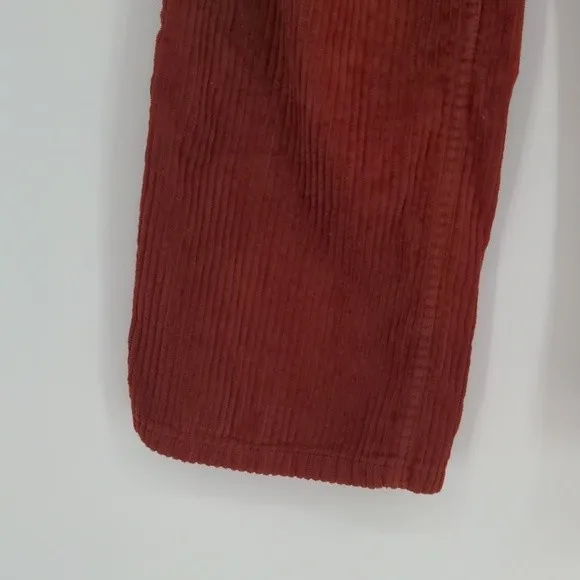 BDG Urban Outfitters Orange/Red Corduroy Straight Leg‎ Mid Rise Pant Size 25 - Image 8