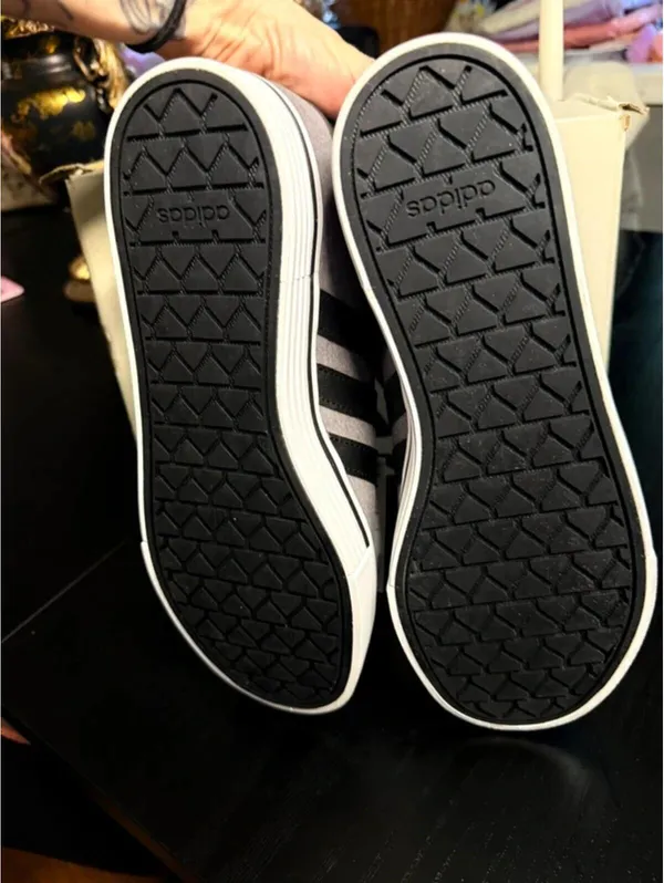Adidas Daily 4.0 Gray Black Stripe Skate Sneakers Men’s 8 / Women’s 9 NWT - Image 5