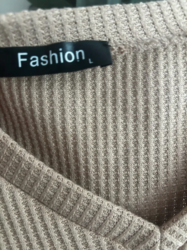Long sleeve top Tan Size L - Image 2