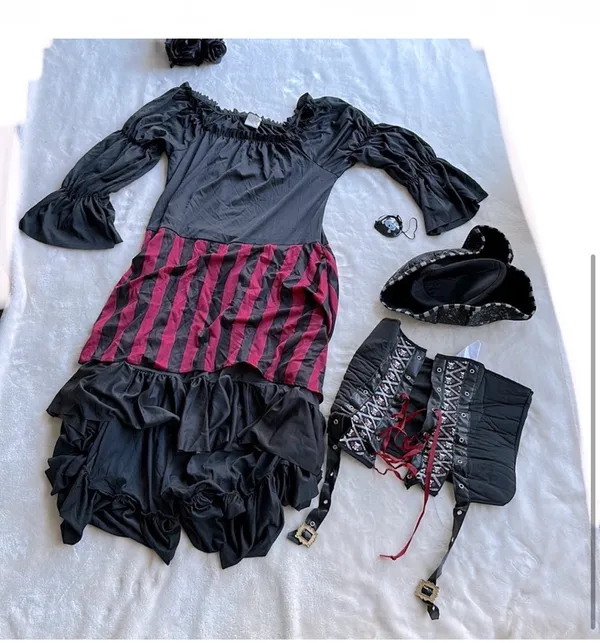Spirit Halloween Pirate Wench Costume Sz XL - Image 3