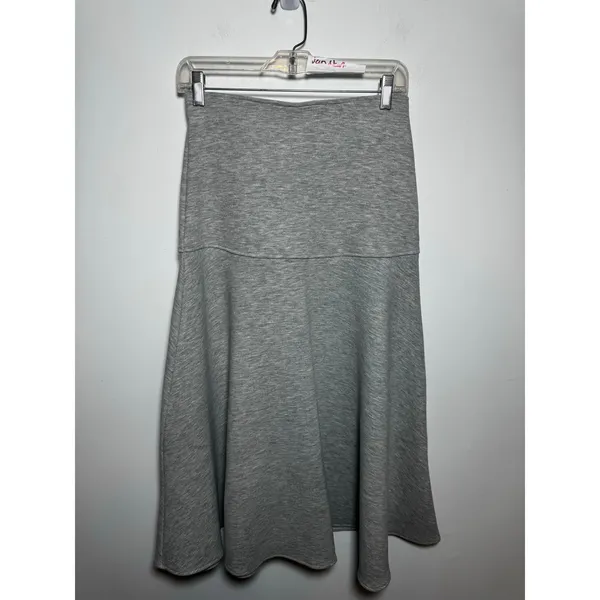 Brand New OGL Women's S Wool-like Flared Maxi Skirt Heather Grey - Image 3
