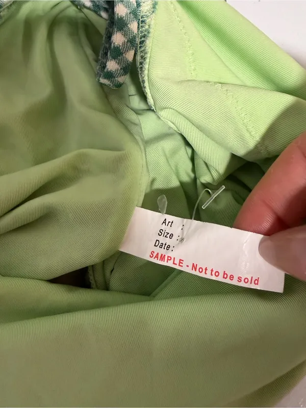 Aerie Green One Piece Swimsuit Sample with Cutouts - Size Small - Image 3