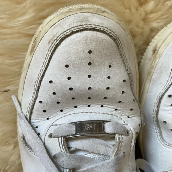 Nike WMNS Air Force 1 Low White Gold Silver style DD8959-106 - Image 5