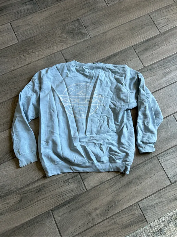 Women's Light Blue Crewneck Sweatshirt - Soft Everyday Layer - Image 4