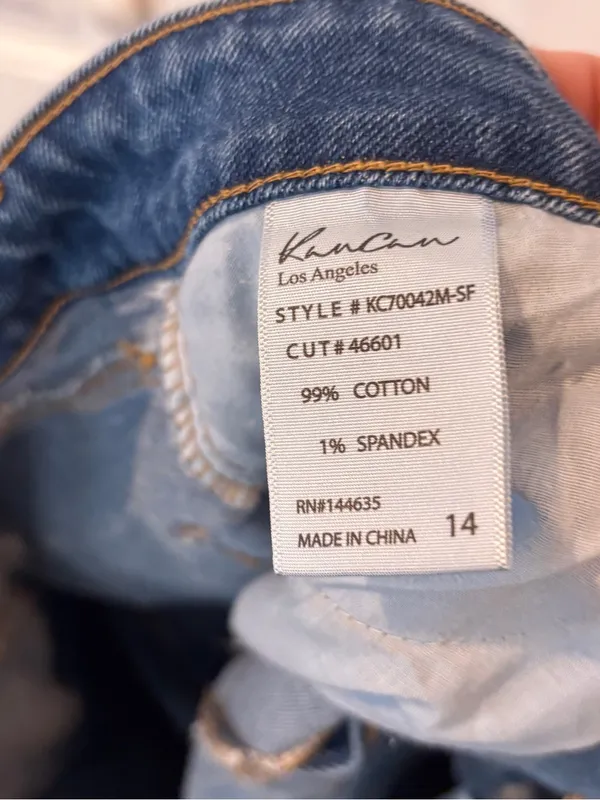 KanCan Jean shorts size 14 Blue - Image 6