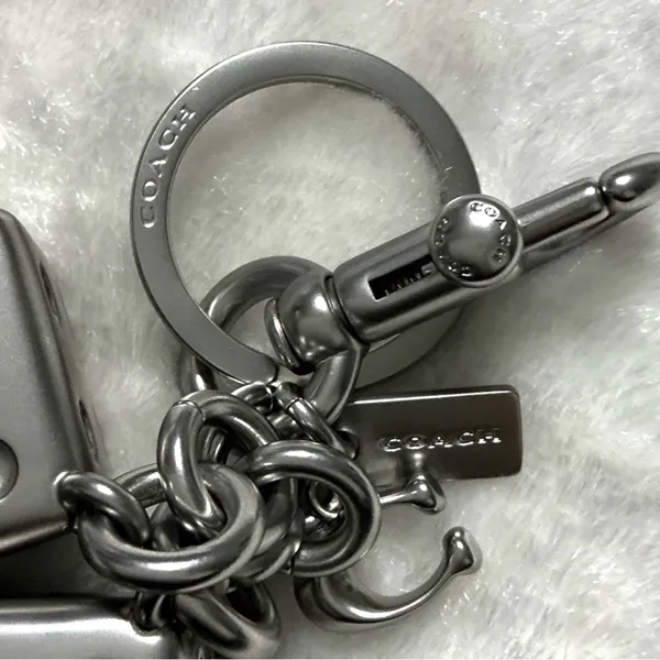 Coach Metallic Dice Keychain - Image 5