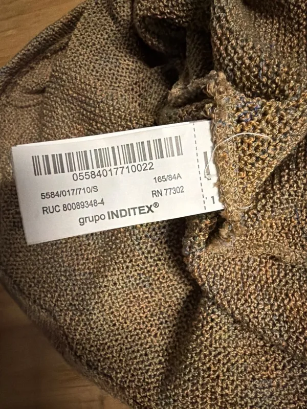 Zara V Neck Sleeveless Rustic Top Brown Womens Size Small - Image 7